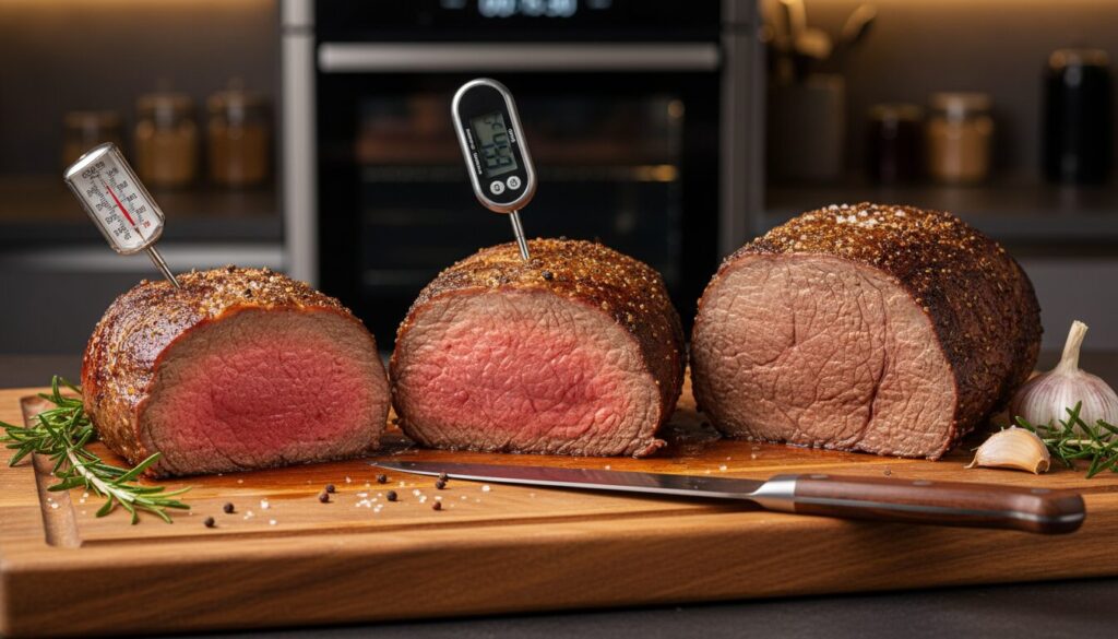 découvrez notre guide complet pour maîtriser le temps de cuisson du rôti de bœuf au four, de 500 g à 2 kg, afin d'obtenir une viande rosée, à point ou bien cuite selon vos préférences.