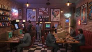 découvrez le café du rétro, un lieu unique dédié aux passionnés de gaming, d'informatique et de culture rétro. plongez dans une ambiance vintage et partagez votre passion avec une communauté d'amateurs.